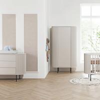 Kidsmill Sense Babykamer Oatmeal | Ledikant 60 x 120 cm + Commode + Kast