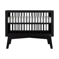 Kidsmill Sixties Babybed Zwart Mat 60 x 120 cm