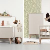 Kidsmill Sixties Babykamer Oatmeal / Eiken | Ledikant 60 x 120 cm + Commode