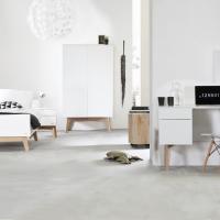 Kidsmill Sixties Kinderkamer Wit Mat / Naturel | Bed 90 x 200 + Bureau