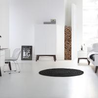 Kidsmill Sixties Kinderkamer Wit Mat / Walnoot | Bed 90 x 200 cm + Bureau + Kast 3-Deurs