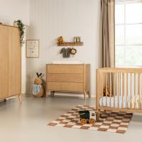 Kidsmill Tune Babykamer Eiken | Ledikant 60 x 120 cm + Commode