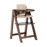 Kidsmill Up! Kinderstoel Beukenhout Walnootkleur - Complete Set - 6 Mnd+