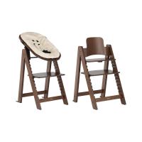 Kidsmill Up! Kinderstoel Beukenhout Walnootkleur - Complete Set - 0 Mnd+