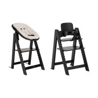 Kidsmill Up! Kinderstoel incl. Babyset + Newbornset - Eiken Zwart