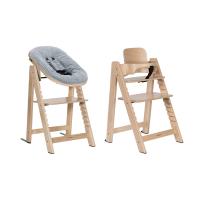 Kidsmill Up! Kinderstoel incl. Babyset + Newbornset - Naturel