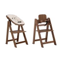 Kidsmill Up! Kinderstoel incl. Babyset + Newbornset - Walnoot
