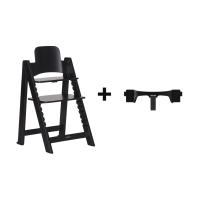 Kidsmill Up! Kinderstoel Incl. Houten Babyset - Beuken Zwart
