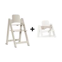 Kidsmill Up! Kinderstoel Incl. Kunststof Babyset Oatmeal - Beuken Oatmeal