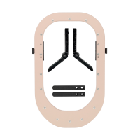 Kidsmill Up! Newborn Frame E6 + Verstelbare Adapter - Soft Pink