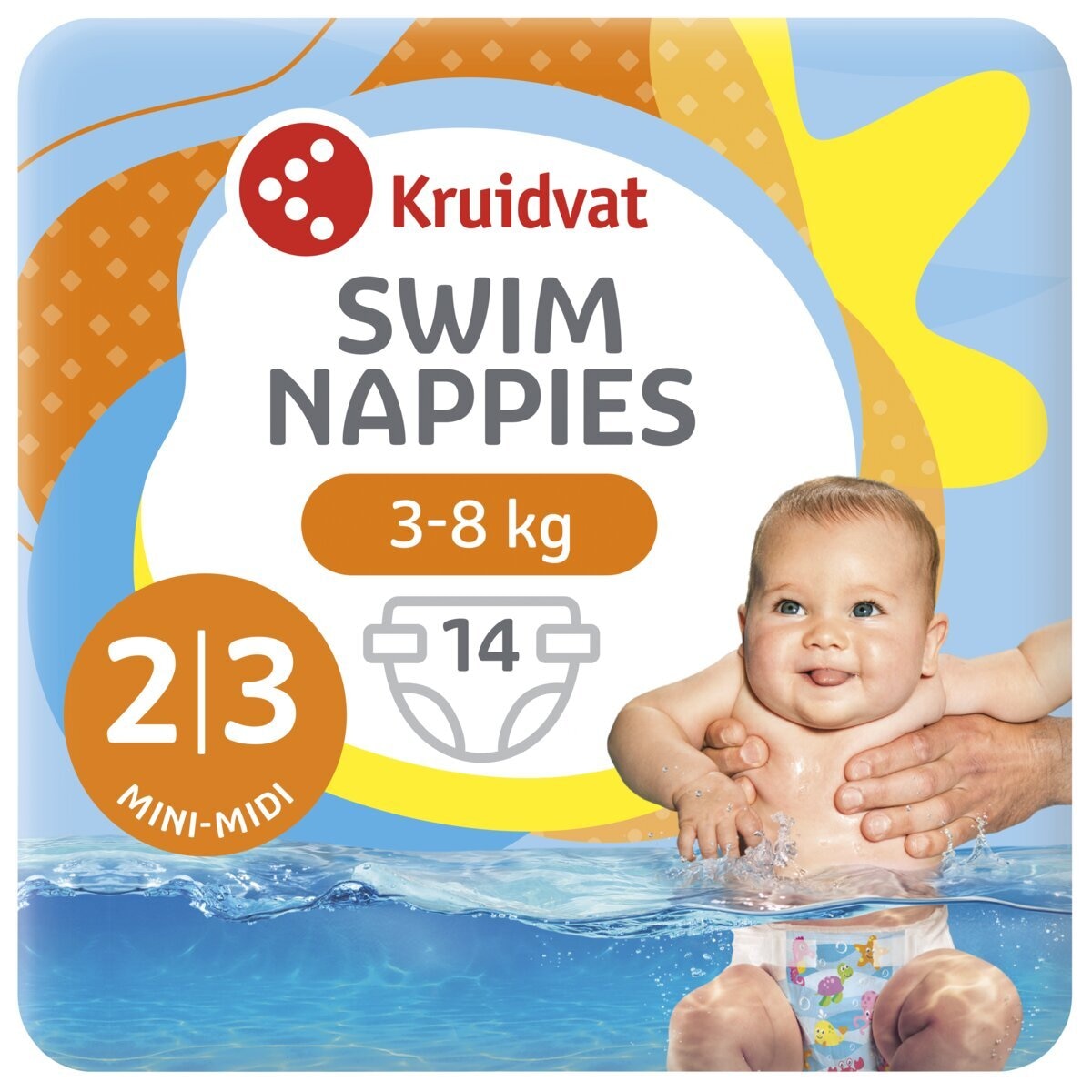Kruidvat 2-3 Mini-Midi Zwemluiers