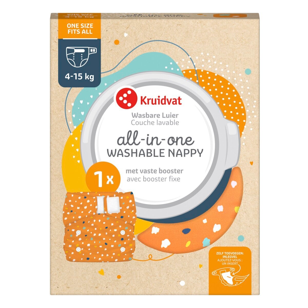 Kruidvat All-in-one Wasbare Luier