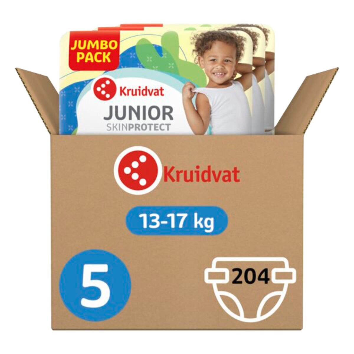 Kruidvat Junior Maat 5 Luiers Volumedoos