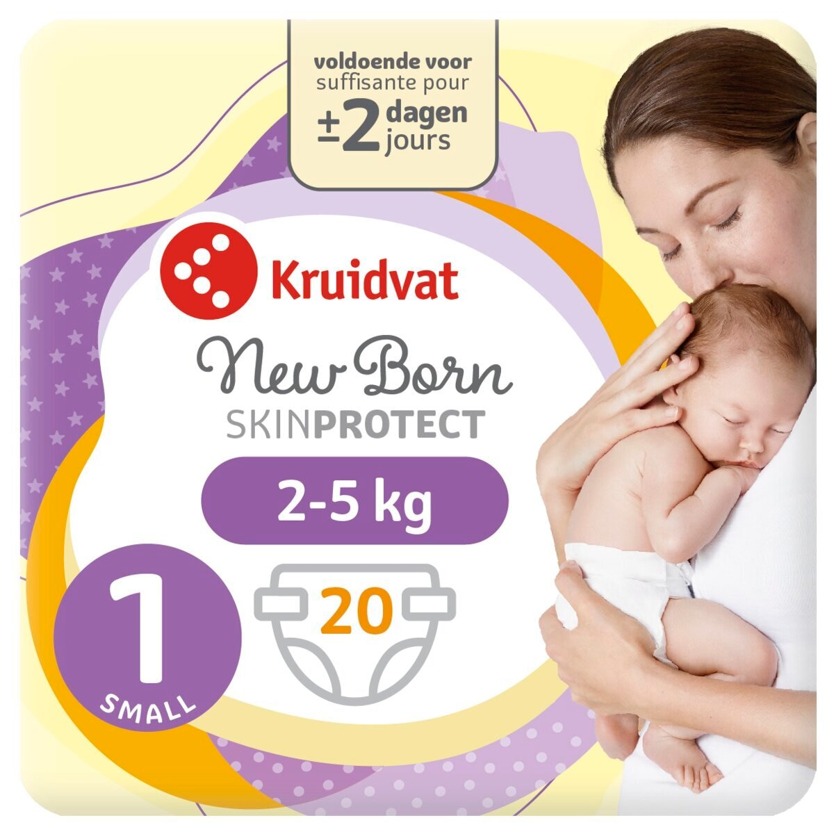 Kruidvat NewBorn Small Maat 1 Luiers Smallpack