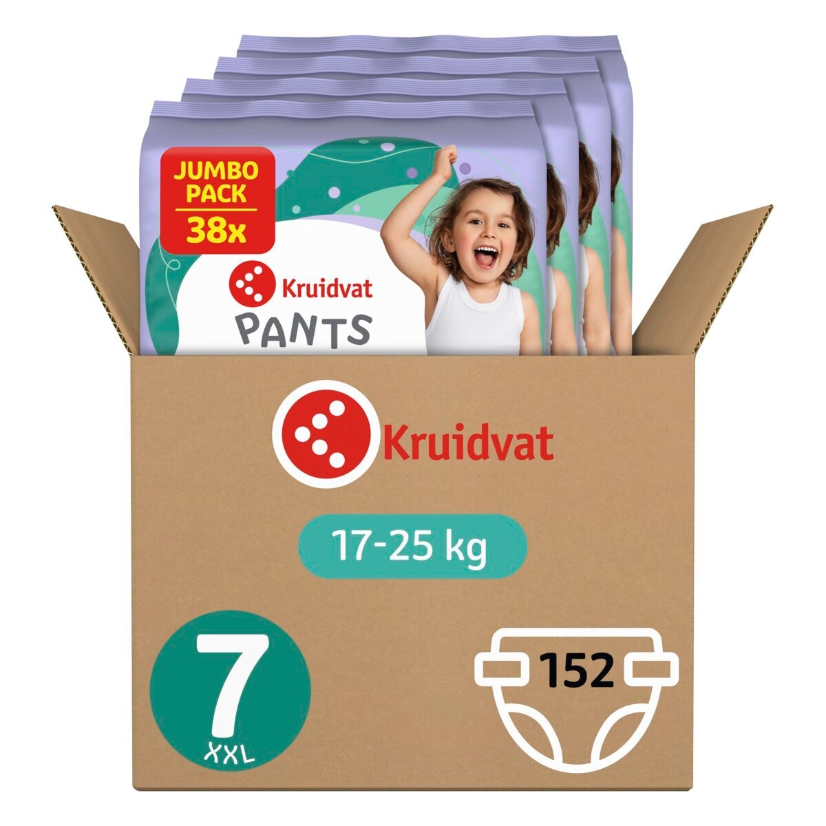 Kruidvat Pants Maat 7 XXL Luierbroekjes Volumedoos