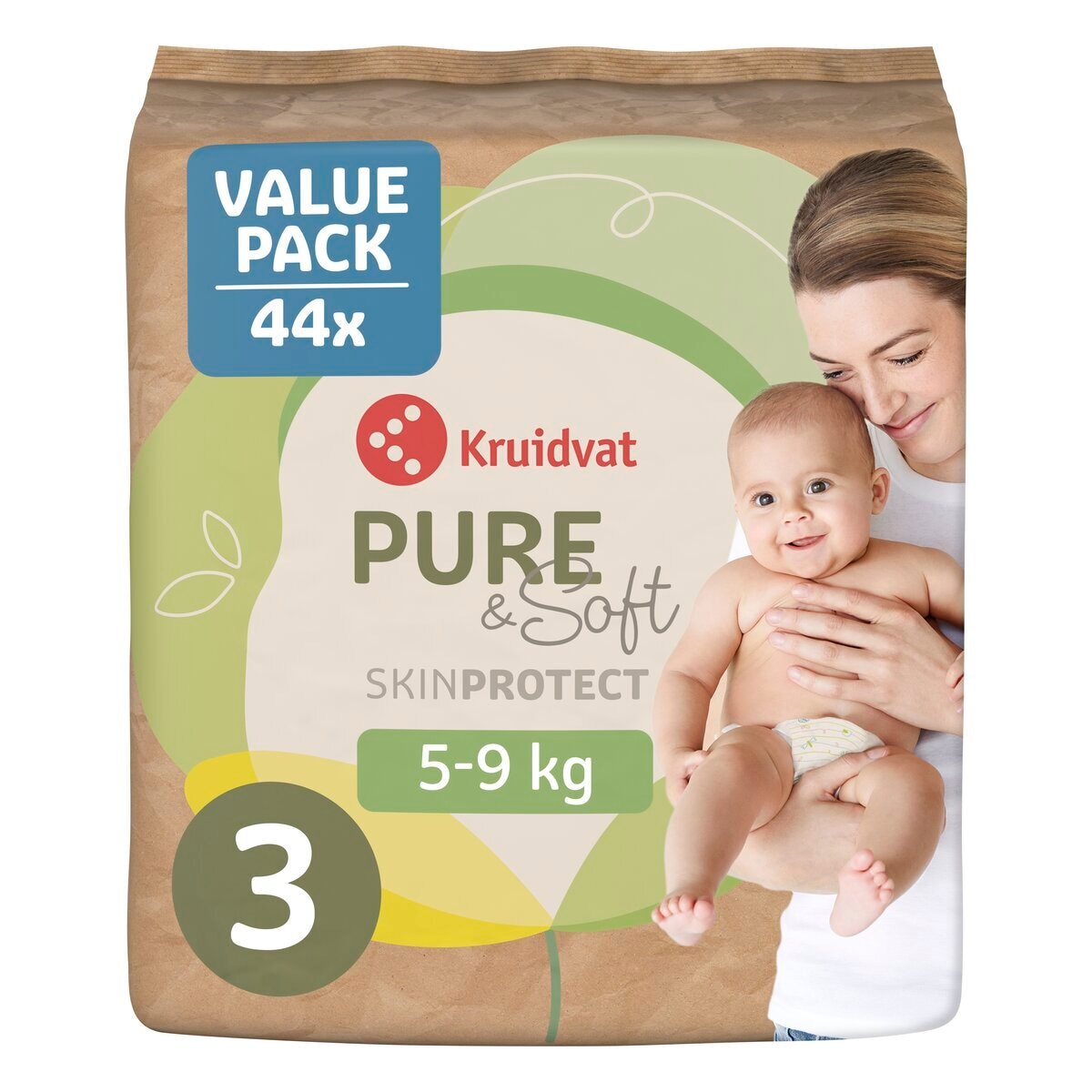 Kruidvat Pure & Soft Maat 3 Luiers Valuepack