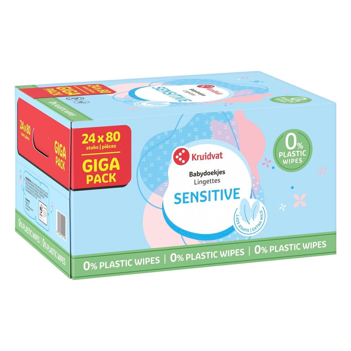 Kruidvat Sensitive Babydoekjes