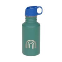 Lässig Fles RVS Little Gang Rainbow Green