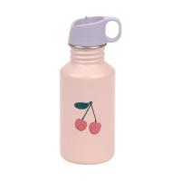 Lässig Happy Fruits Drinkfles RVS - 500 ml - Cherry