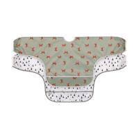 Lässig Little Forest Fox Longsleeve Slabbetje 2 Stuks
