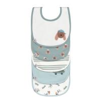 Lässig Tiny Team Dog Slabbetjes – 5 Stuks – Blauw