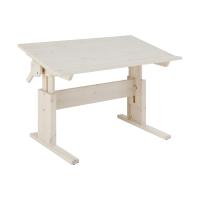 LIFETIME Kidsrooms Bureau Klein Dubbel Verstelbaar Whitewash