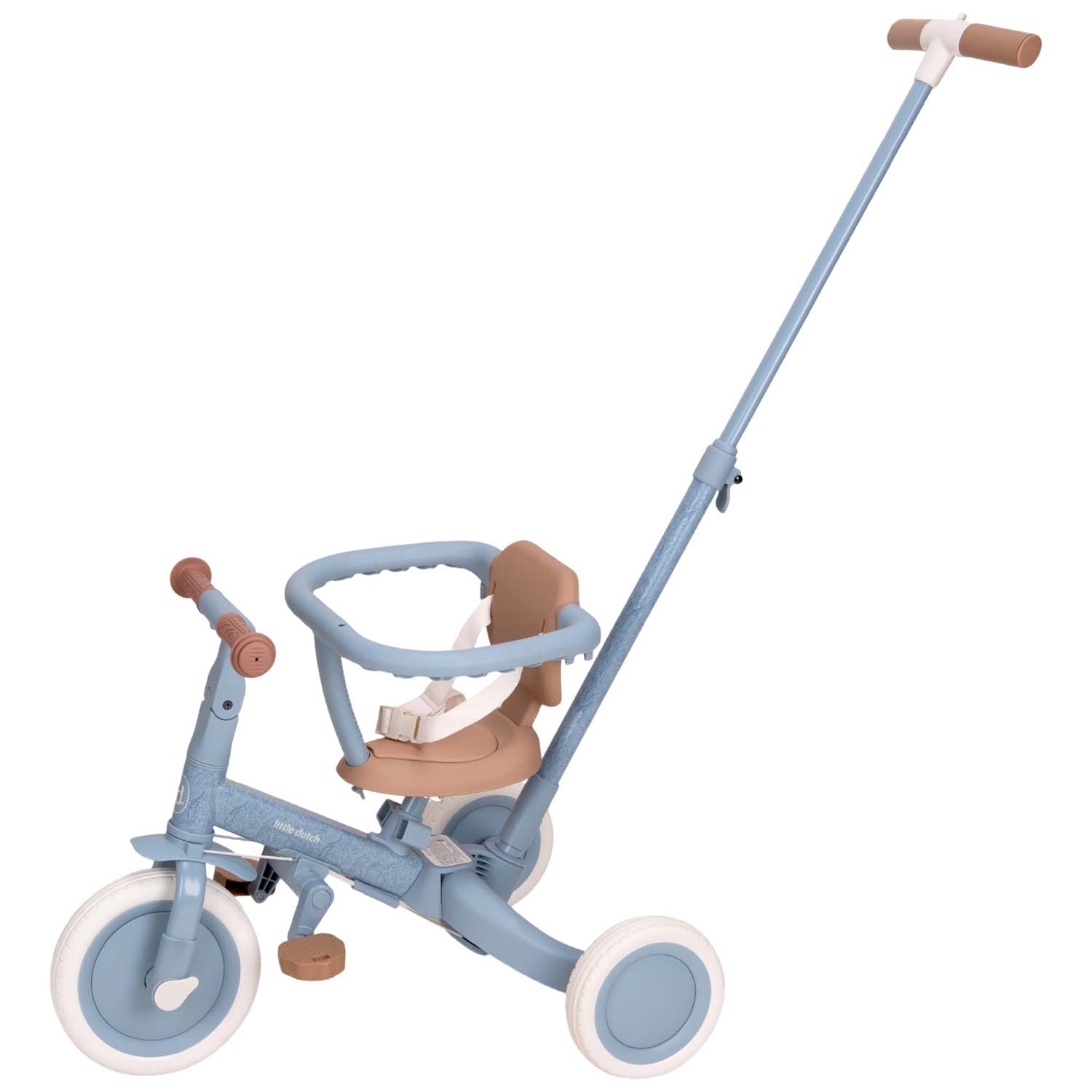 Little Dutch 4-in-1 driewieler met duwstang
