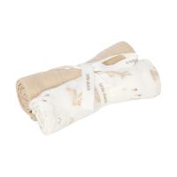 Little Dutch Baby Bunny Swaddle Doeken - 2 Stuks - 70 x 70 cm - Hydrofiel