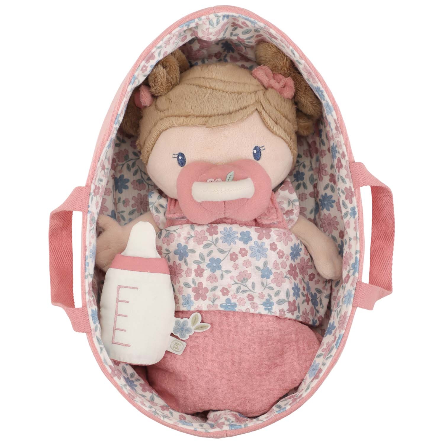 Little Dutch babypop in mandje Rosa