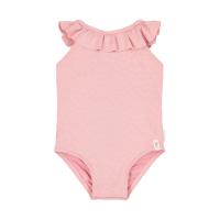 Little Dutch Badpak met Ruches - Dreamy Pink Rose - Maat 98/104