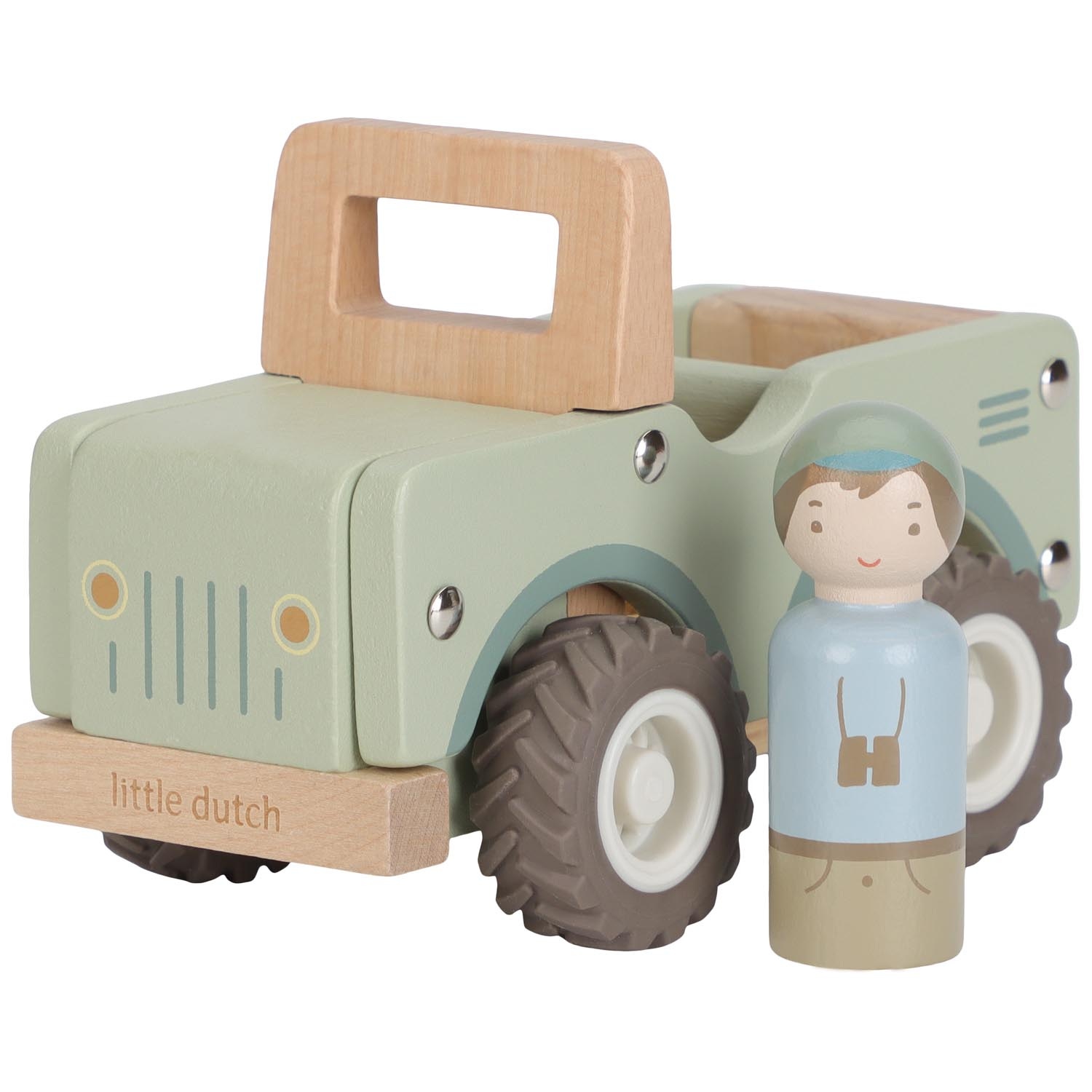 Little Dutch houten auto Safari Friends