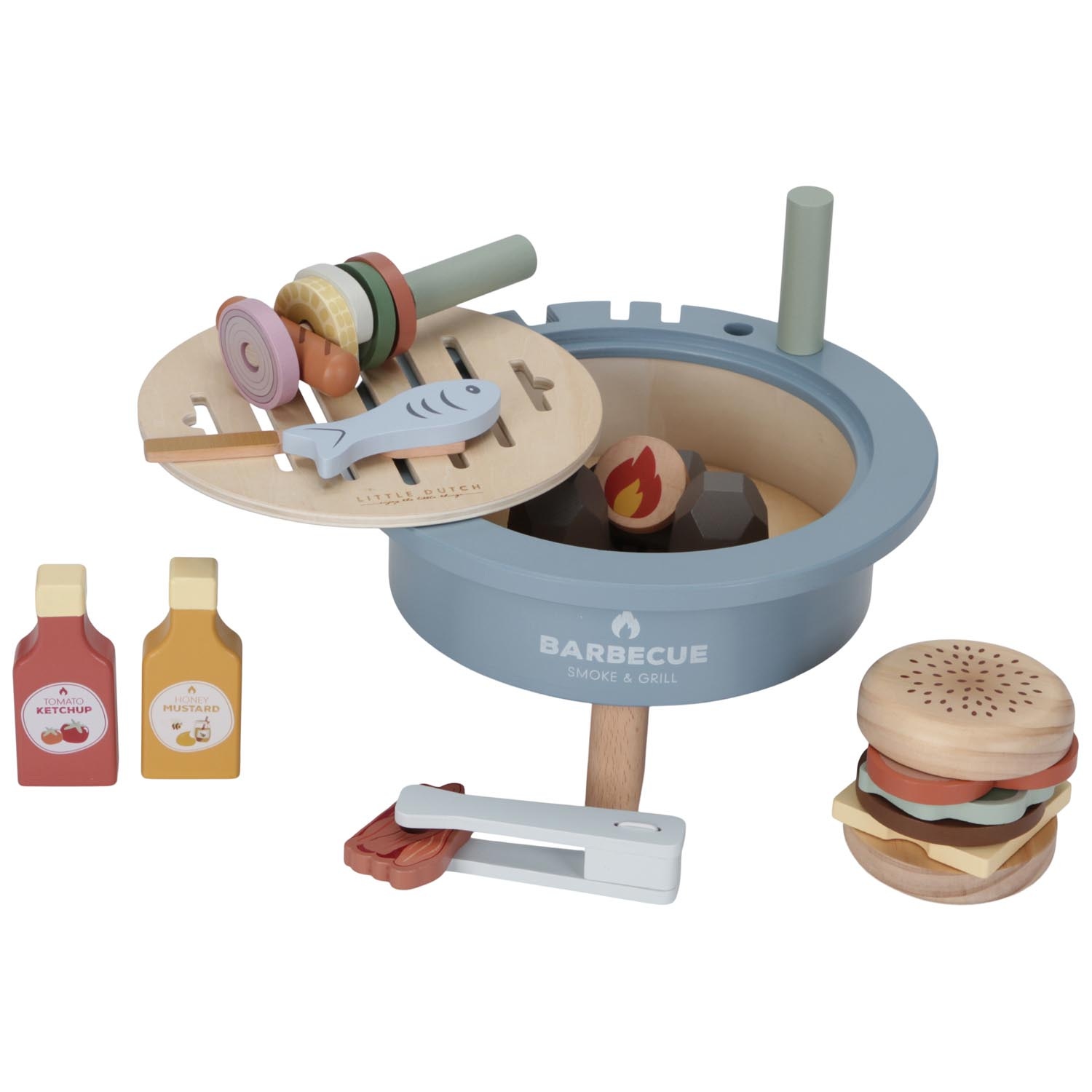 Little Dutch houten barbecue FCS