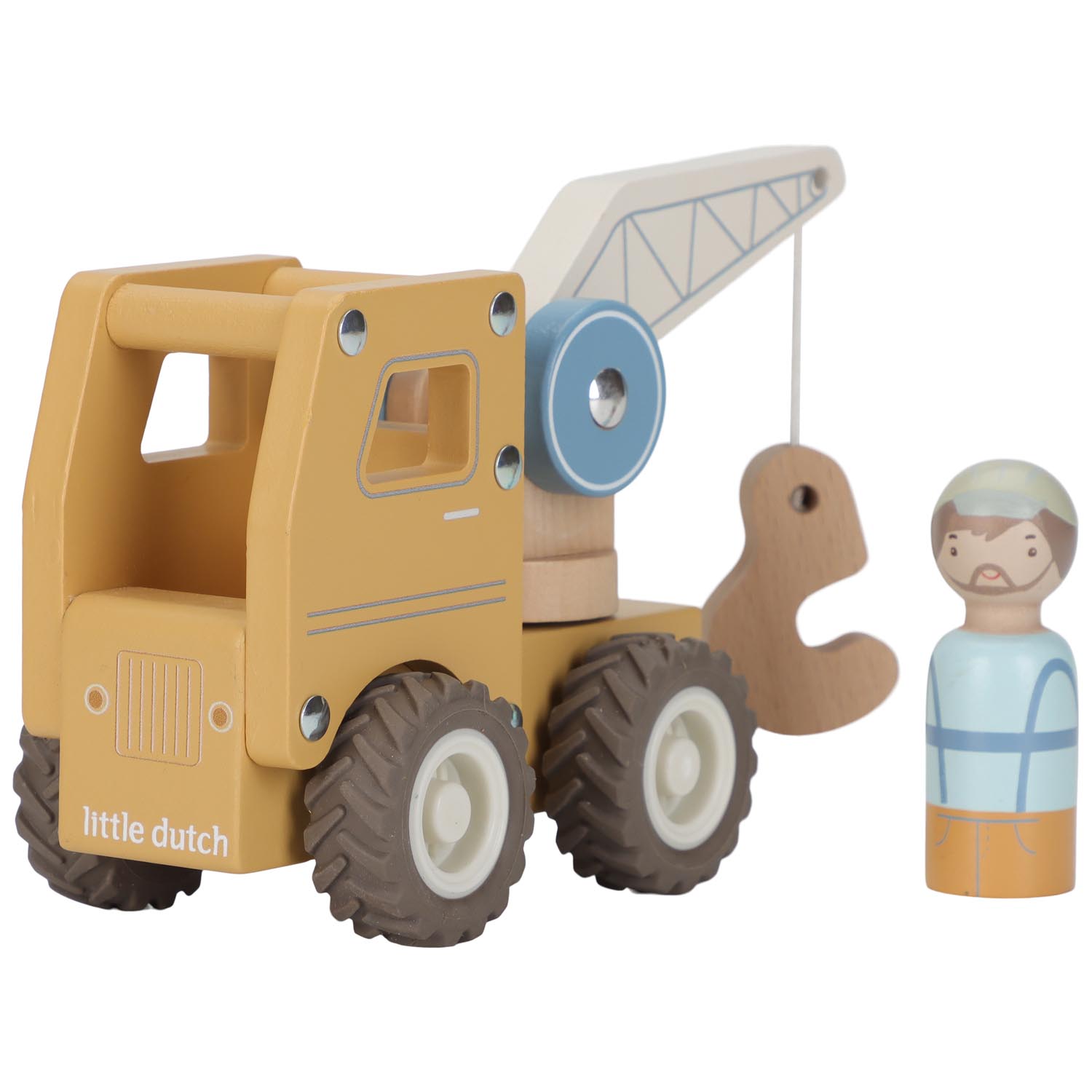 Little Dutch houten kraanwagen