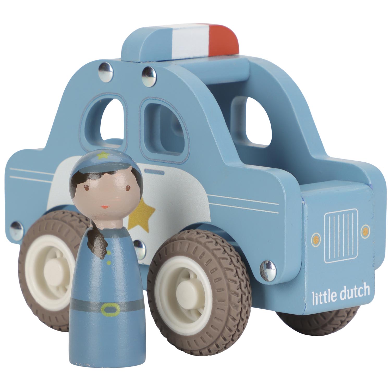 Little Dutch houten politiewagen