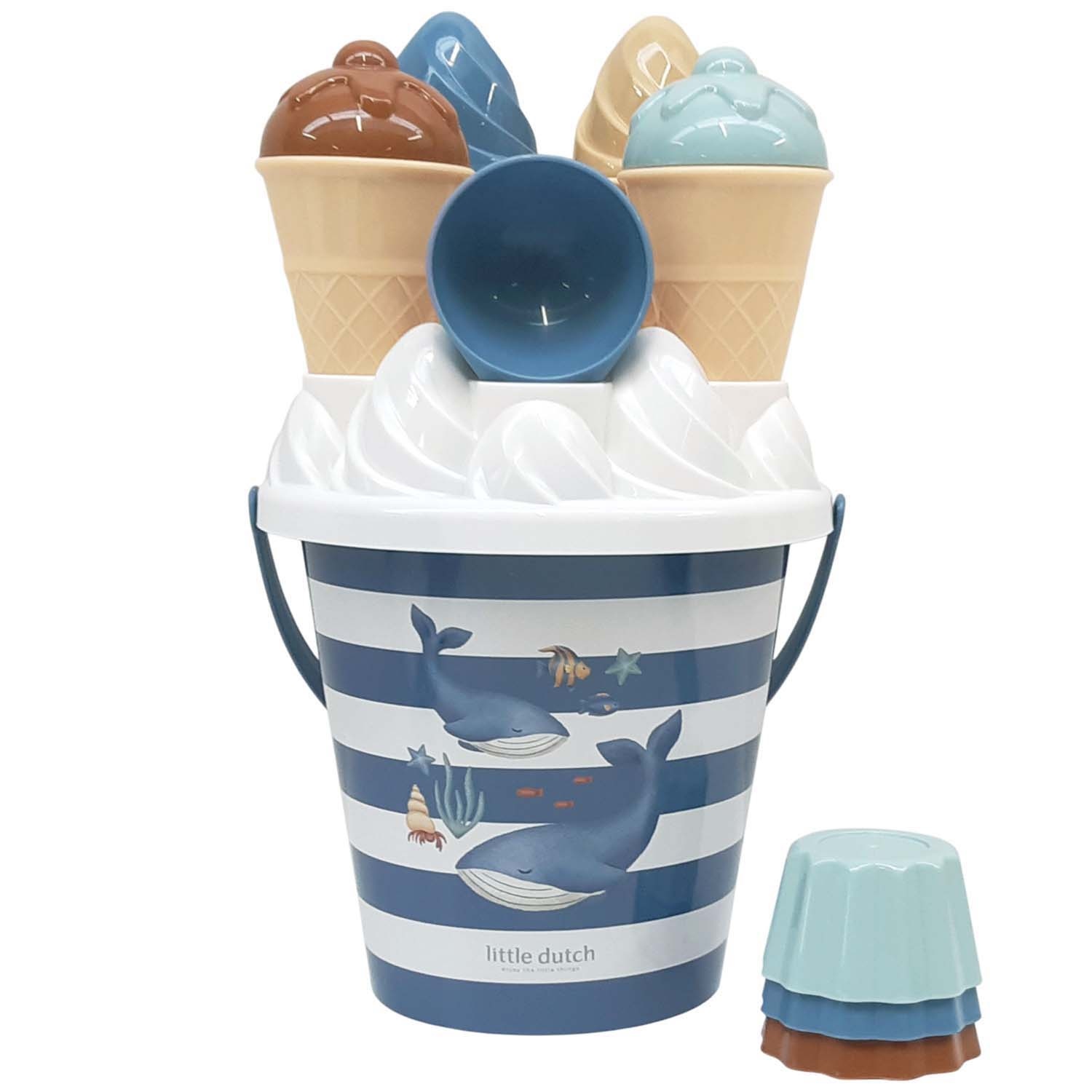 Little Dutch ijsjes emmerset Ocean World 14-delig