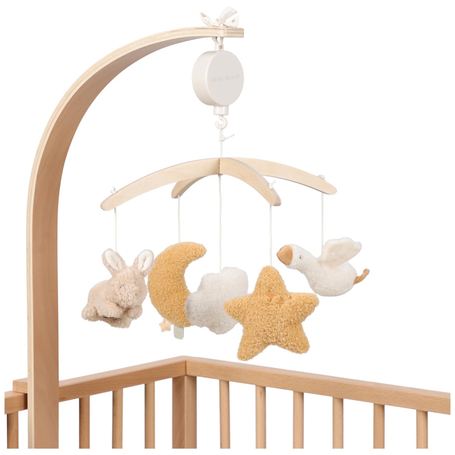 Little Dutch muziekmobiel Newborn Naturals Bunny