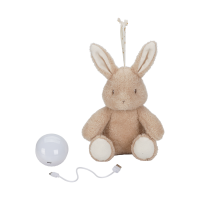 Little Dutch Newborn Naturals Knuffelkonijn Licht & Geluid