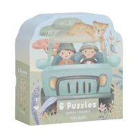 Little Dutch Safari Friends 6-in-1 Puzzelset