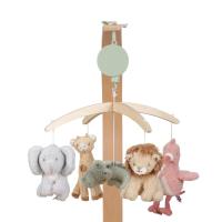 Little Dutch Safari Friends Houten Muziekmobiel
