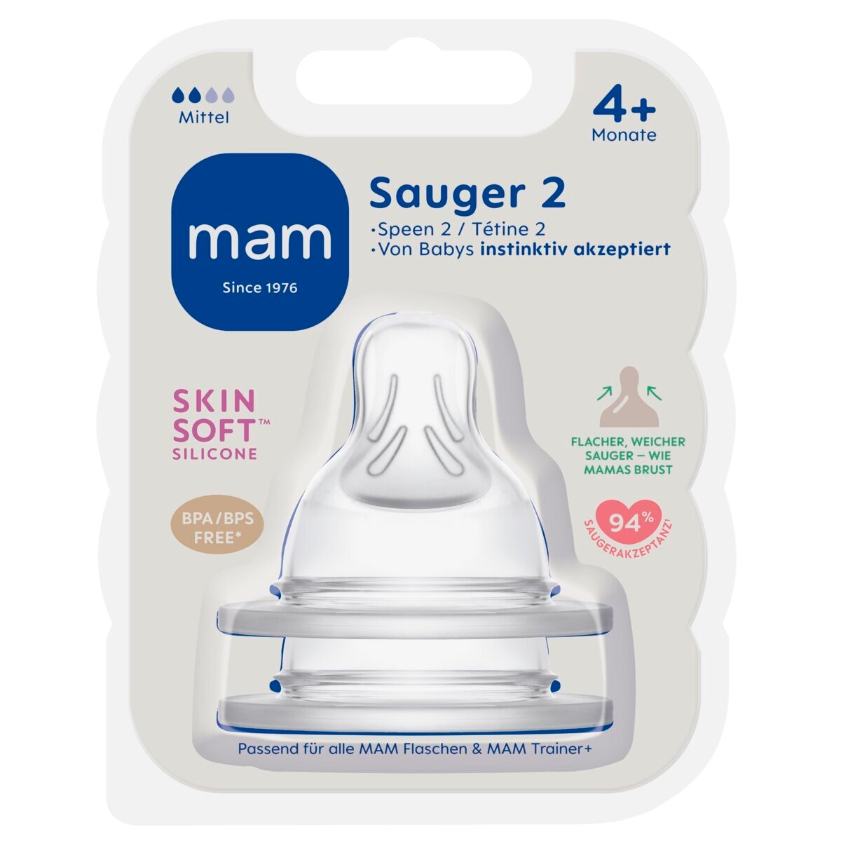 Mam Soft 2 Flesspeen