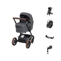 Maxi-Cosi Fame Kinderwagen 2-in-1 | Coral Slide Pro Autostoel - Twillic Graphite/Moon Graphite