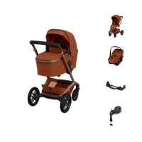 Maxi-Cosi Fame Kinderwagen Copper Terra | Maxi-Cosi Coral Slide Pro Autostoel | Familyfix Slide Pro | Fame / Coral Slide Pro Adapters