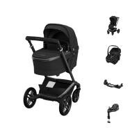 Maxi-Cosi Fame Kinderwagen Twillic Black | Maxi-Cosi Coral Slide Pro Autostoel | Familyfix Slide Pro | Fame / Coral Slide Pro Adapters