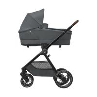 Maxi-Cosi Oxford+ Kinderwagen 2-in-1 - Twillic Graphite (Dark Frame + Brown Leather)