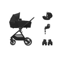 Maxi-Cosi Oxford+ Kinderwagen - Twillic Black | Maxi-Cosi Pebble 360 Pro 2 Autostoeltje | Maxi-Cosi FamilyFix 360 Pro | Autostoel Adapters