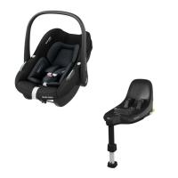 Maxi-Cosi Pebble S Autostoeltje - Tonal Black | Maxi-Cosi FamilyFix S