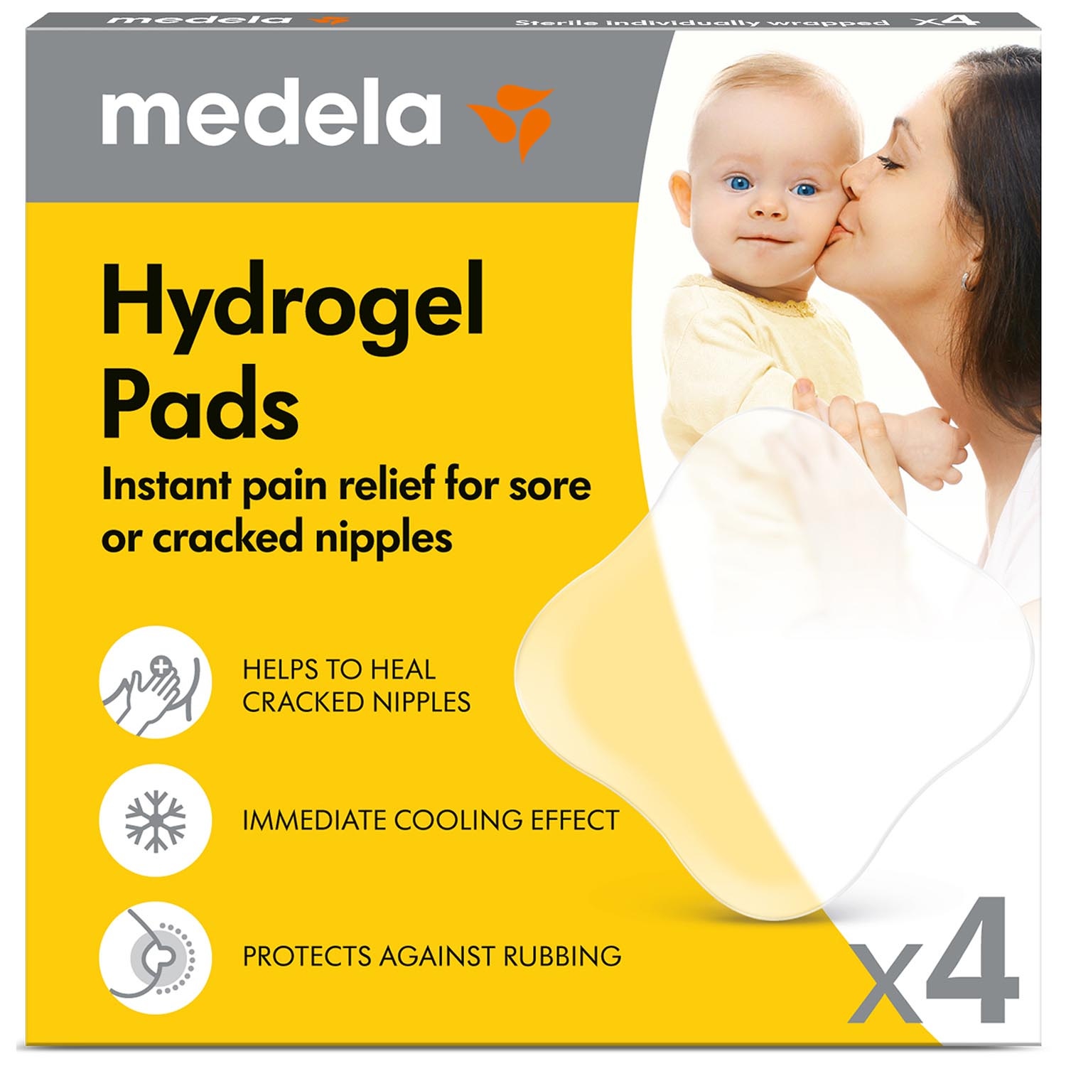 Medela hydrogel pads 4 stuks