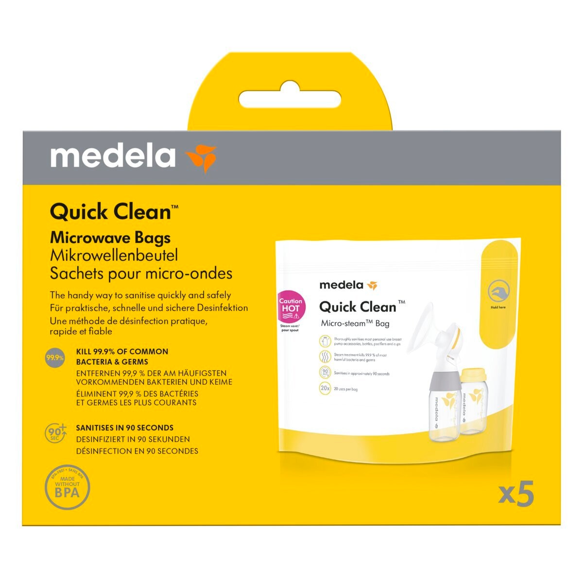 Medela Quick Clean Magnetron Sterilisatiezakken