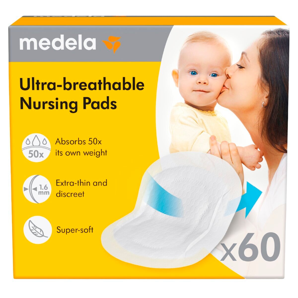 Medela Ultra-Ademende Zoogkompressen