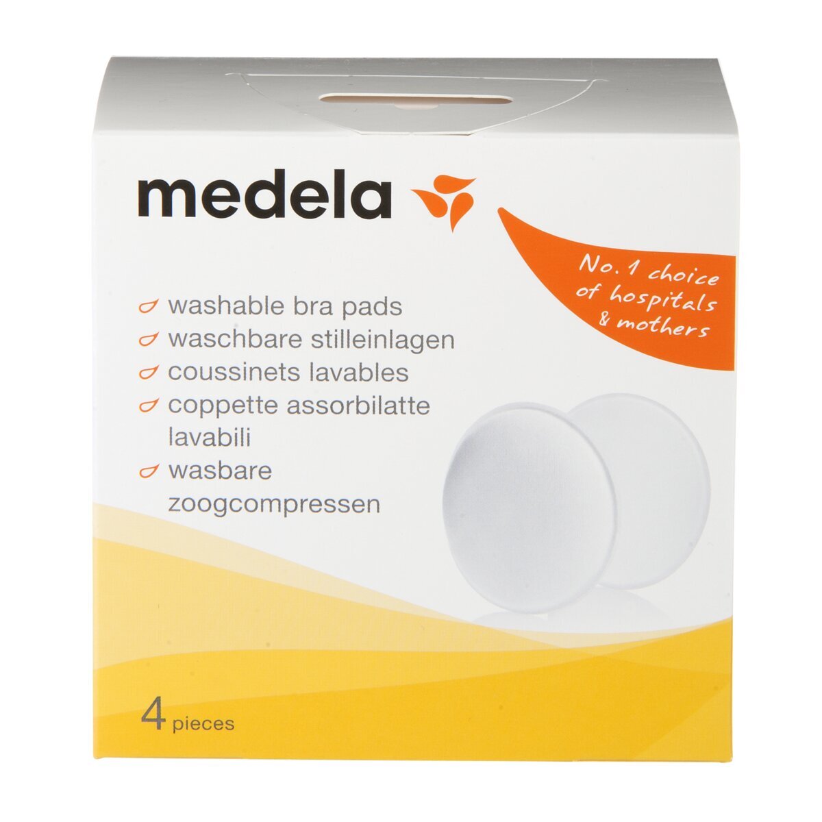 Medela Wasbare Zoogkompressen